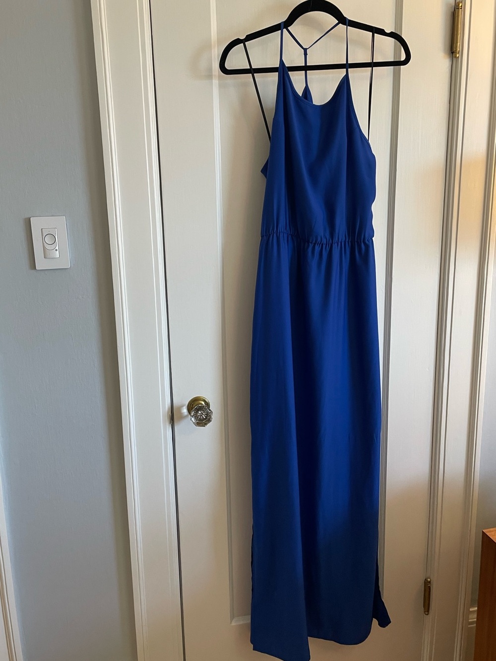 Felicity & Coco Royal Blue Strappy Maxi Dress